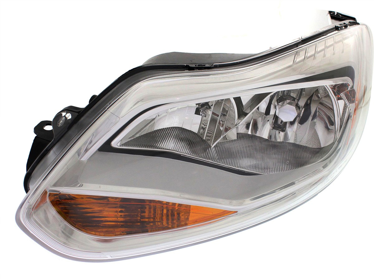 Replacement REPF100138 Headlight Compatible With 2012-2014 Ford Focus Left Driver Halogen With bulb(s)