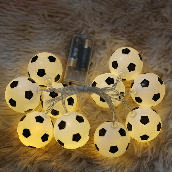 LED light string football basketball light string themed decorative lights