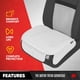 thumbnail image 2 of Fundas para asientos de coche Motor Trend de piel sintética, 2 unidades, color blanco, 2 of 7