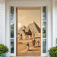 thumbnail image 6 of LUUFILx Egyptian Themed Desert Pyramid Scene Backdrop Banner Party Decorations, 6 of 7