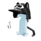 thumbnail image 4 of Soporte para teléfono de motocicleta con mini visera para casco, universal para smartphones de 4,7 a 7,2 pulgadas, soporte estable para bicicletas. Azul Negro, 4 of 8