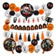 thumbnail image 1 of Globos de película de aluminio de látex Disposición del tema de Halloween, 1 of 9