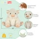 thumbnail image 2 of Animal de peluche SUZZIPAD White Highland Cow para niños, 2 of 7