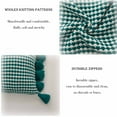 thumbnail image 4 of Qhnvtd Scandinavian Style Knitted Pillow, Tassel Sofa Cushion, Soft Comfortable Throw Pillow, Durable Double-Sided Stitching, Fashionable Home Decor Cushion, Living Room and Office Use, 4 of 6