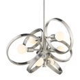 thumbnail image 1 of Golden Lighting 8330-6 PW Sloane 6-Light Chandelier, Pewter, 1 of 7