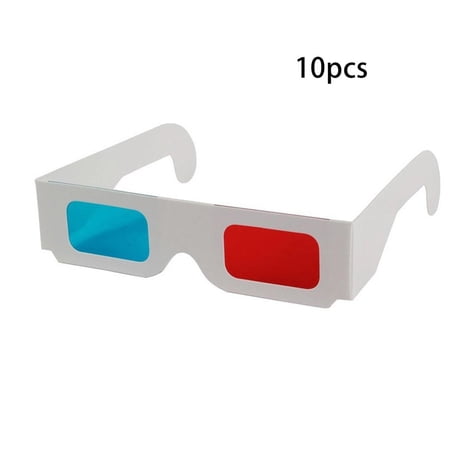 60 Pcs Lunettes Rouges Bleues 3D Manquer Accessoires Home Cinéma De 60 Pcs Lunettes Rouges Bleues 3D Manquer Accessoires Home Cinéma De