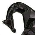 thumbnail image 4 of DecMode Aluminum Contemporary Prancing Horse Sculpture 19"W x 19"H, Polished Black Finish with Black Marble Base, 4 of 8