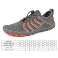 thumbnail image 2 of Zapatos de Agua Unisex Descalzos Playa Antideslizantes para Deportes (37) Gris, 2 of 9