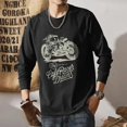 thumbnail image 4 of Tendencias de moda 2024 Sudaderas holgadas con estampado para hombre, ropa de lujo coreana Y2k, camiseta elástica estética XL para hombre, 4 of 5