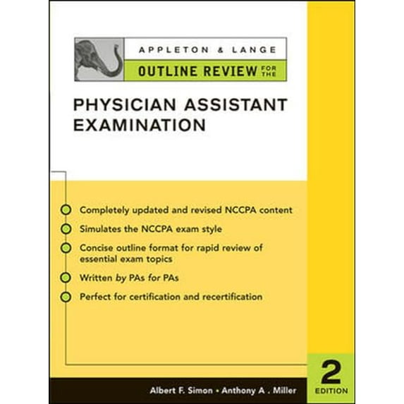 Pre-Owned Appleton & Lange Outline Review for the Physician Assistant Examination, Second Edition (Paperback) 0071402896 9780071402897