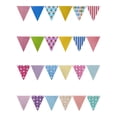 thumbnail image 3 of pitrice Cartoon colored flag triangle banner, 3 of 9