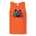 thumbnail image 2 of Cute and Colorful Pomeranian Dog Animal Lover Mens Graphic Tank Top, Orange, Medium, 2 of 3