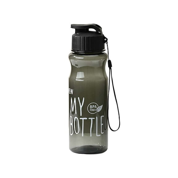 Durable BPA-Free Plastic Sports Water Bottle with Leak-Proof Flip Cap, 500ml, Ideal for Gym, Hiking, and Outdoor Activities