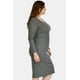 thumbnail image 2 of Vestido acanalado Roman Fashion Tallas Extras 4303 Gris 38, 2 of 6