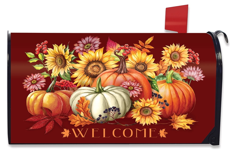 Fall Beauty Mailbox Cover