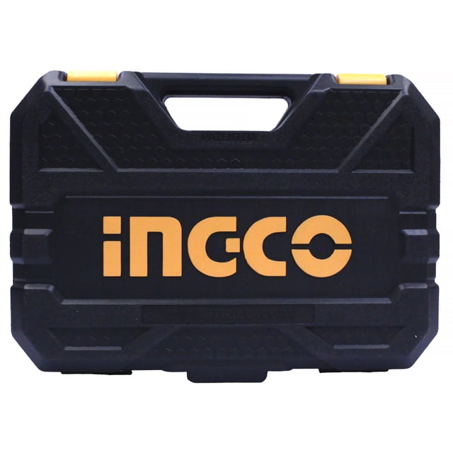 Juego de dados INGCO 44 piezas con matraca 1/4" y 1/2"