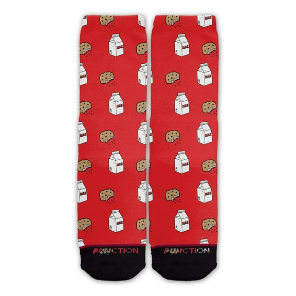 Function - Milk and Cookies Pattern Fashion Socks