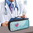 thumbnail image 5 of COEQINE Medical Print Heart Stethoscope Storage Bag for Doctor Stethoscope Bag Holder Stethoscope Bag for Nurses Storage Bags for Moving Stethoscope Case Organizer, 5 of 7