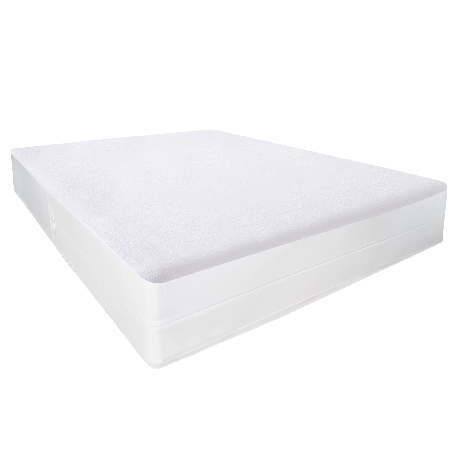 Premium Mattress Encasement Waterproof Cotton Terry Zippered Bed Bug