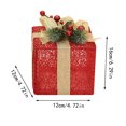thumbnail image 2 of Festive LED Lit Set: And Red Indoor/Outdoor Christmas With Main Power(3colors) Christmas Ornament Snowflake And Christmas Bulbs Small Ornament Transformer Ornament Ds9 Ornament Christmas Ornament, 2 of 3