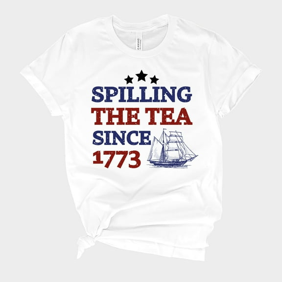 Spilling The Tea Since 1773 Shirt, US History Teacher Shirt, Independence Day Shirt, Unisex T-Shirt