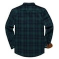 thumbnail image 4 of Geeksport Mens Shirts Button Down Regular Fit Long Sleeve Plaid Flannel Casual Shirts, 4 of 6