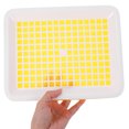 thumbnail image 1 of TEHAUX Yellow Plastic Bunny Litter Pan Rabbit Litter Box for Small Animals Owners 1Set, 1 of 7