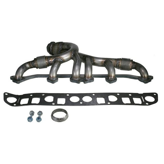 TRQ Stainless Steel Exhaust Manifold & Gasket Kit for Grand Cherokee Wrangler EXA52308