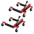 thumbnail image 4 of Ensemble de Vérins de Diable – Hydraulique 1500 lb, Lot de 2 – Levée à Pédale et Roulettes à 360° – Acier Q235 – Voitures, VUS, Camions et VTT – Résistant à la Rouille – Réparation Auto, 4 of 8
