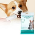 thumbnail image 4 of Pet Supplies Cleaning Gloves for Dogs and Cats - Disposable Bath Wiping Gloves with Odor Removal Features for Easy Hair and Care, 4 of 5