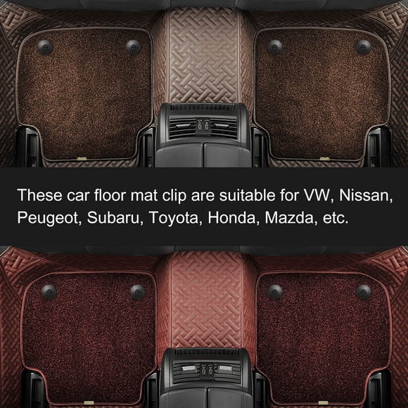 4 Pcs self-fixing Universal Floor trucks Mat Clips Carpet Clamps Buckles for VW Nissan Peugeot Subaru Toyota Honda Mazda