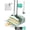 Cyan, variant on BIMZUC Broom and Dustpan Set for Home, Dustpan & Broom w/Comb, 51" Long Handle, Cyan Cleaning Tools