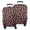 Black Red Rose, variant on Black White Sun Moon Snake Butterfly Pattern Luggage Cover Fashion Suitcase Cover Baggage Covers Fit 25-28 Inch Luggage (Go Travel)
