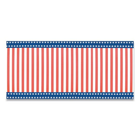 48 in. x 25 ft. Corobuff Corrugated Stars & Stripes Paper Roll