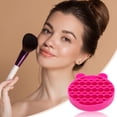 thumbnail image 6 of Unique Bargains 1 Pc Durable Makeup Brush Storage Cleaner Rose Red, 6 of 7