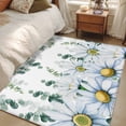 thumbnail image 4 of Area Rugs for Living Room Bedroom, Daisy Eucalyptus 4'x6' Rug Washable Carpet Runner Indoor Outdoor, Farmhouse Weeping Botanical Non Slip Accent Floor Mats Rug for Kitchen, Office, 4 of 8
