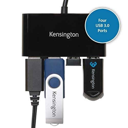 Concentrador USB 3.0 de 4 puertos Kensington K39121WW