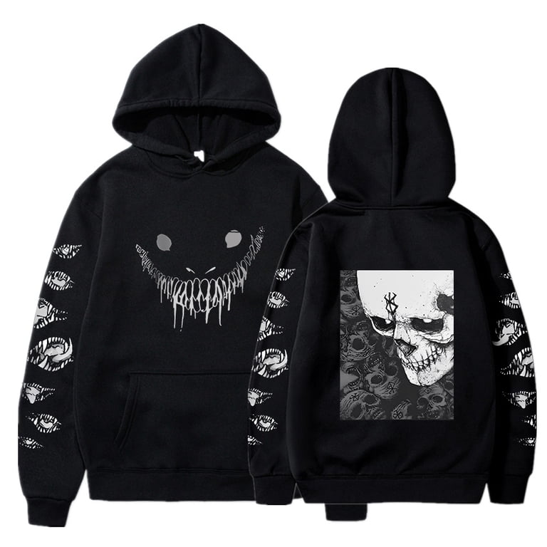 Anime Graphic Hoodies For Men - Long Sleeve Pullover Hooded Sweatshirt With Pockets, Lightweight & Soft