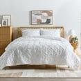 thumbnail image 3 of Better Homes & Gardens King Comforter Set, All-Season, 3-Piece, Arctic White Pintuck, 3 of 7