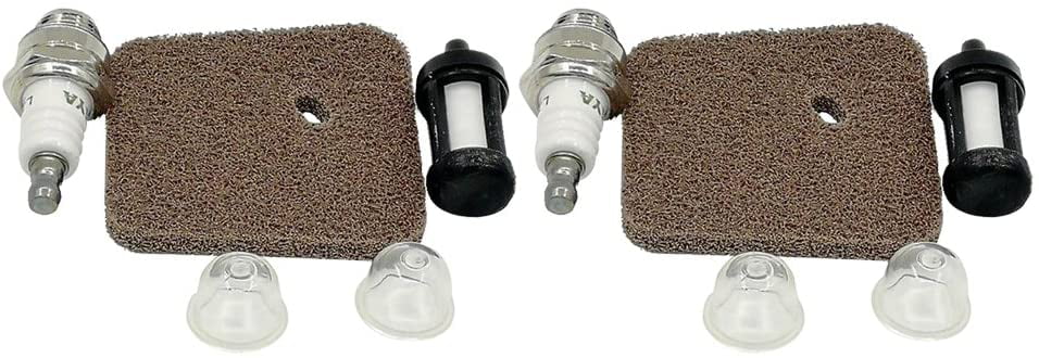 Baoblaze NEW Air Fuel Filter Spark Plug Kits for Stihl Strimmer FS38 FS45 FS46 FS55 HS45 FC55 KM55 KM55R Replacement Parts 