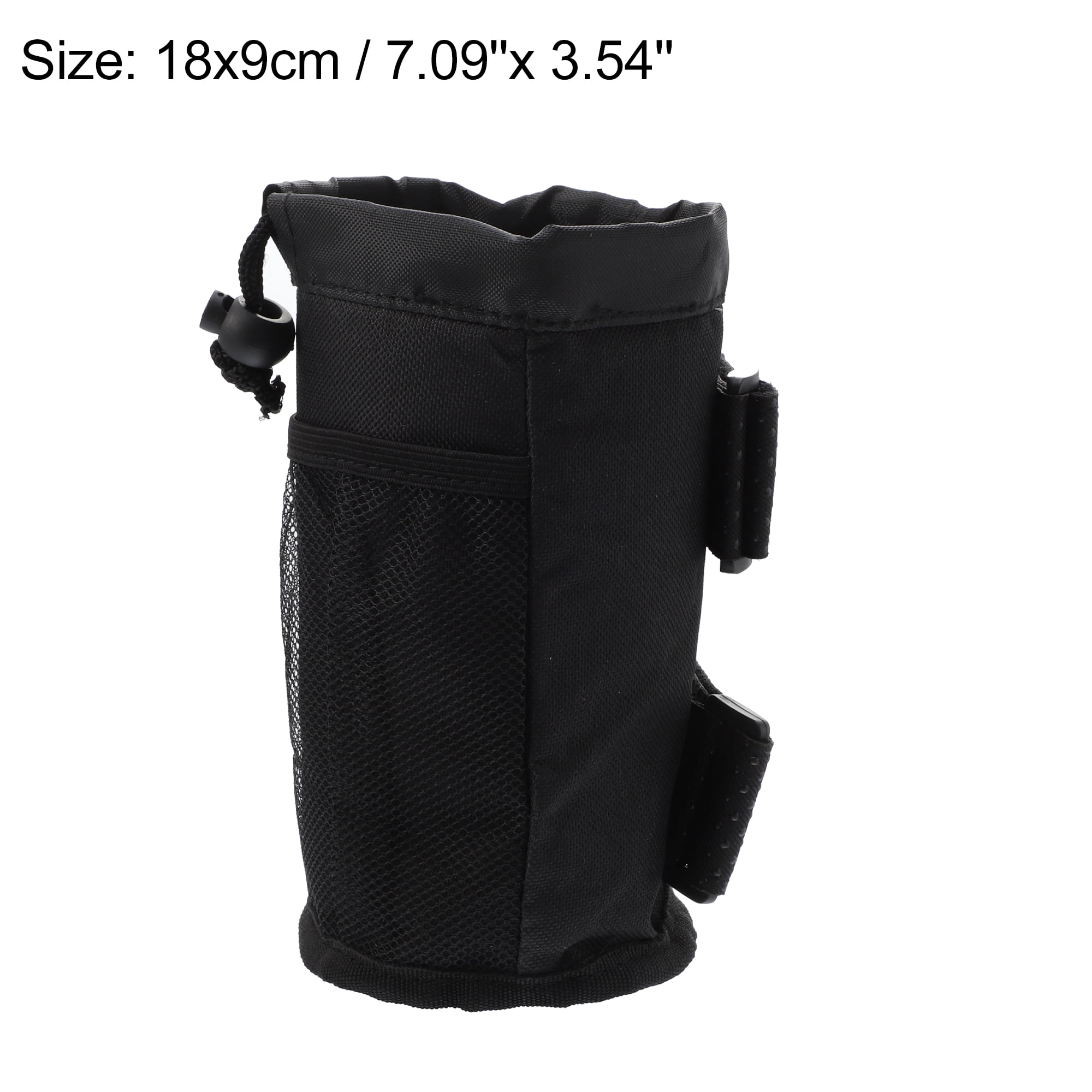 Unique Bargains 2pcs Bike Water Bottle Holder for Wheelchair ATV Mountain Scooter Black