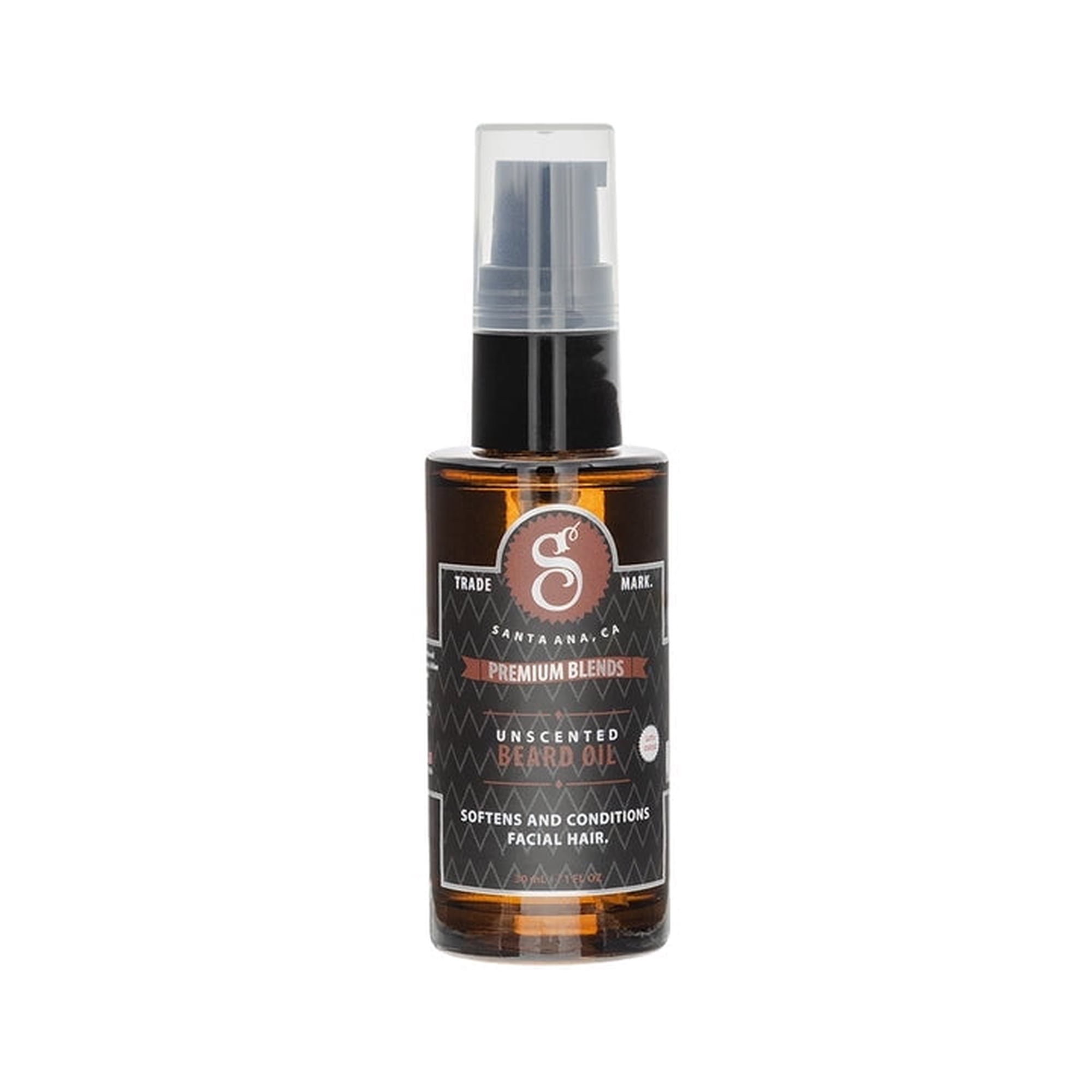 Suavecito Premium Blends Beard Oil 1oz- Leave-In Beard Conditioner For Softening Hair, Hydrating Skin, Eliminating Beard Dandruff, Healthy Beard Growth - Unscented