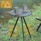 thumbnail image 4 of Mini Table Portable Mini Tea Coffee Desk Tripod Table Desk for Camping Hiking Backpacking Fishing, 4 of 4