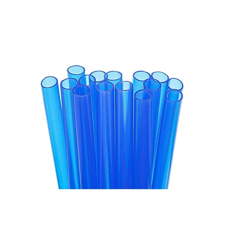 for Cocktails Assorted Colors Value Pack and Kids Drinks 20 Short Reusable Plastic Straws Medium Width BPA PFOA Free Sturdy Cleaning Brush Small Glasses or Cups