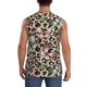 thumbnail image 4 of Fotbe Leopard Dots Men's Camiseta sin Mangas Estampada para Hombres, Playera Casual para Gimnasio, Entrenamiento, Playa-Medium, 4 of 7