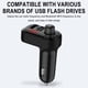 thumbnail image 3 of Adaptador USB para coche, kit inalámbrico Bluetooth QC3.1, cargador USB rápido, transmisor FM Bluetooth, adaptador para coche., 3 of 9