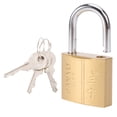 thumbnail image 4 of Iron Core Atomic Keyed Padlock Thicken Reinforce Outdoor Waterproof Antirust Anti-Theft Warehouse Drawer Door Padlock Security Household Unlocking Imitation Copper Lock, 4 of 8
