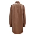 thumbnail image 3 of Vedolay Coat Women Long Sleeve Open Front Knit with Pockets Brown,M, 3 of 4