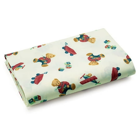 Beer Dummy Brand Blue Jean Teddy Fitted Crib Sheet