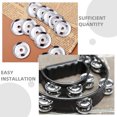 thumbnail image 2 of ColoMX 100 pcs accesorios de platillo de tambor robusto para bateristas tambor de metal tambor portátil platillo pequeño tambal de tambal platillo, 2 of 7